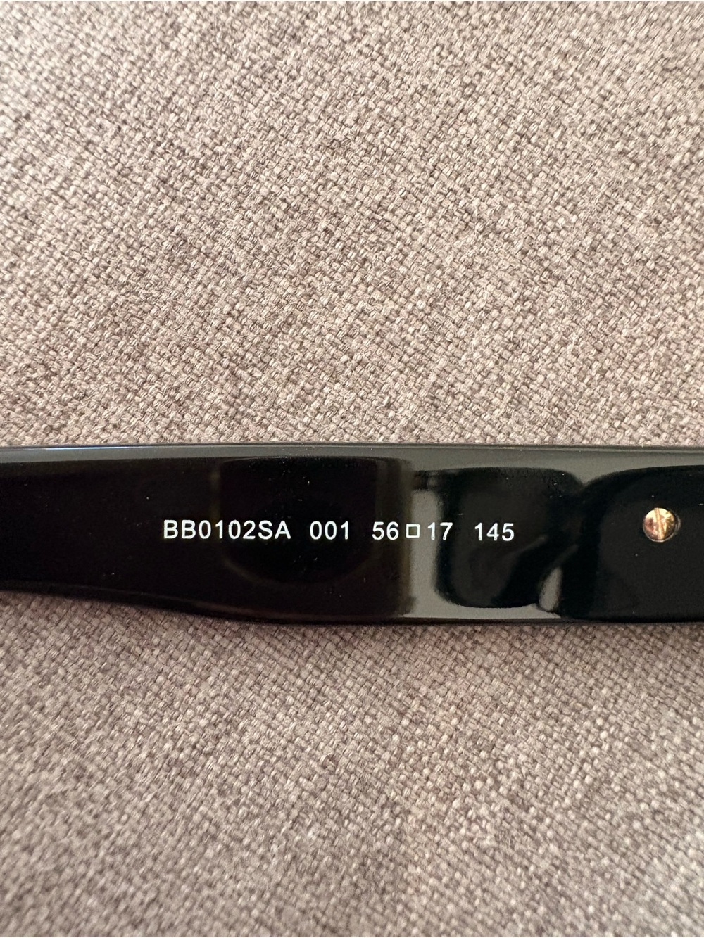 New Balenciaga Black Gray Oversized sunglasses W Gold BB Logo - Picture 6 of 9